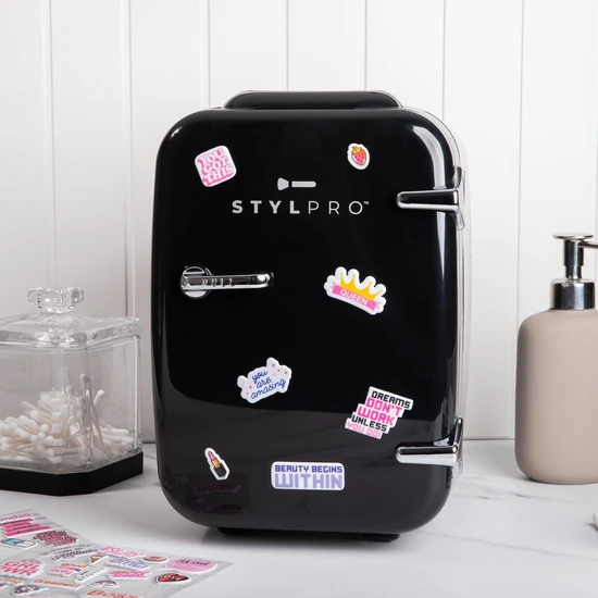 Stylpro Black & Silver Beauty Fridge