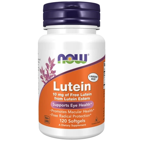 NOW Foods Lutein 10mg 120 Softgels