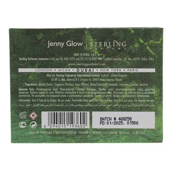 Jenny Glow Eclat Crystal Ball Eau De Parfum 100ml