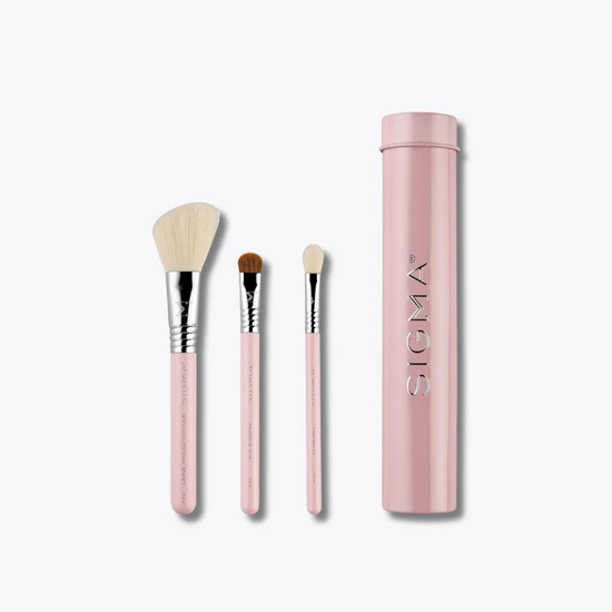 Sigma Beauty ESSENTIAL TRIO BRUSH SET Pink