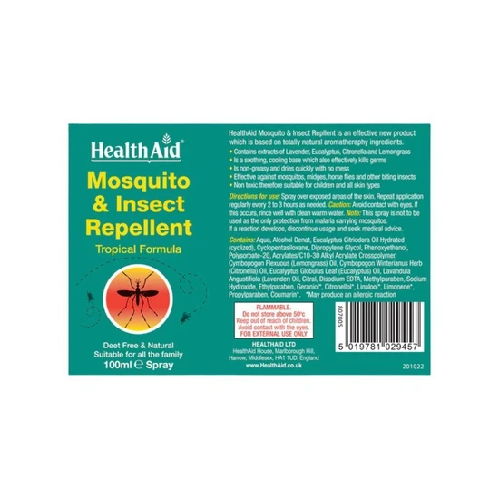Health Aid Mosquito & Insect Repellent 100ml
