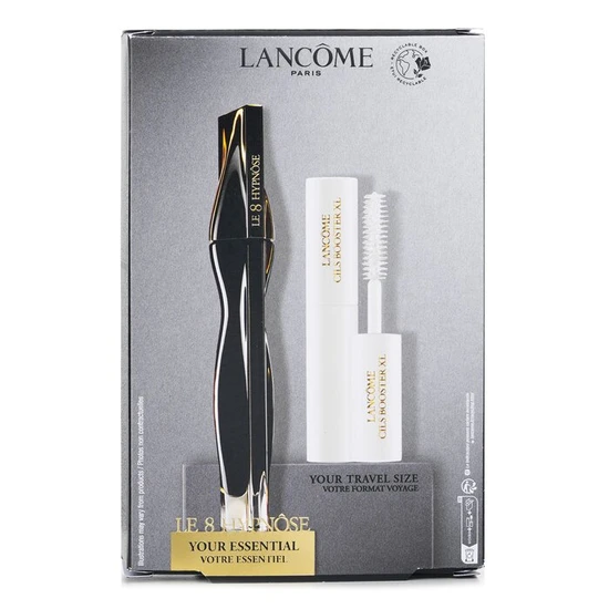 Lancôme Le 8 Hypnose Mascara Set: LE 8 Hypnose Mascara 8ml + Cils Booster XL Super Enhancing Mascara Base 4ml 942942 2pcs