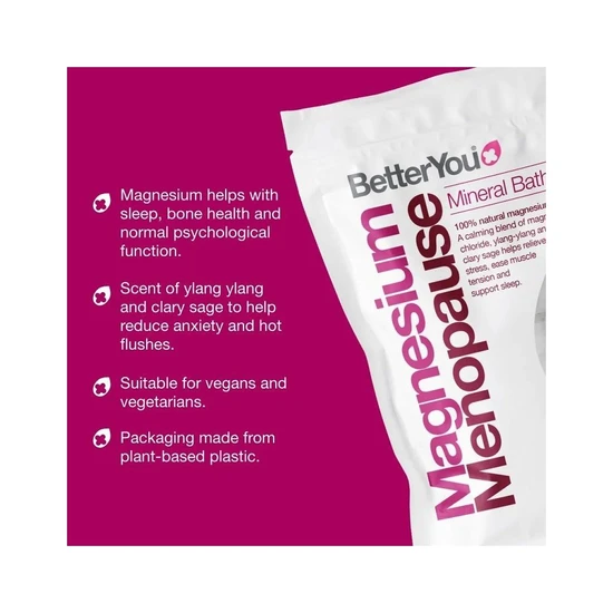 BetterYou Magnesium Menopause Bath Flakes 750g