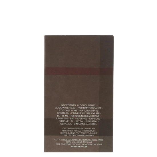 BURBERRY London For Men Eau De Toilette 50ml