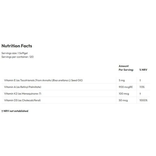 Allergy Research Group Vitamin D3 Complete Softgels 60 Softgels
