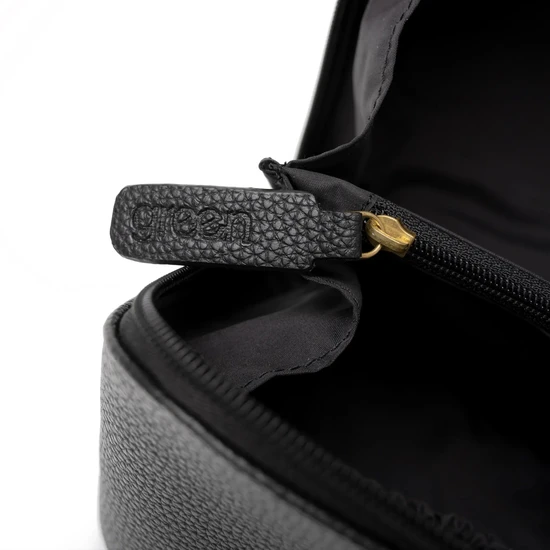 Victoria Green Freya Fold-Out Makeup Bag Black