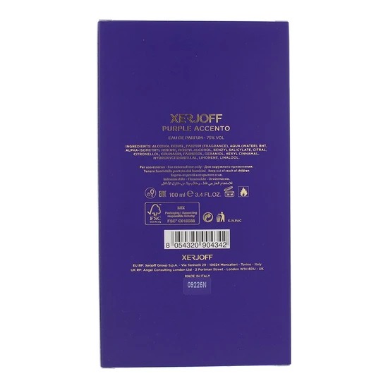 Xerjoff Purple Accento Eau De Parfum 100ml