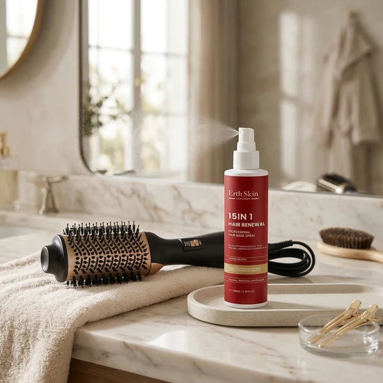 Erth Skin London Limited Edition 15-in-1 Hair Renewal Professional Hair Mask Spray