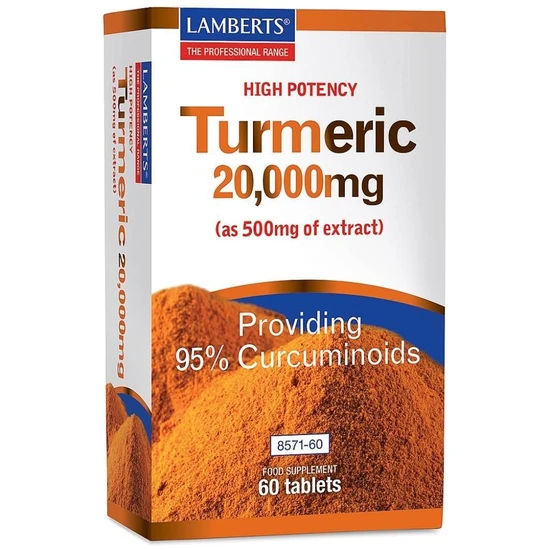 Lamberts Turmeric 20000mg Tablets 60 Tablets
