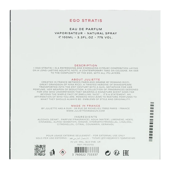 Juliette Has a Gun Stratis Eau De Parfum 100ml