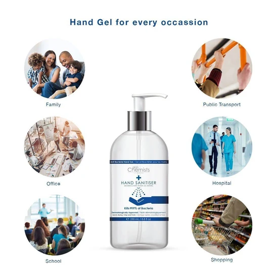 skinChemists Hand Sanitiser Twin Value Savings Pack 250ml