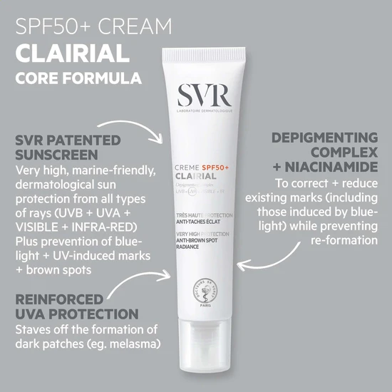 SVR CLAIRIAL Pigmentation Cream SPF 50+ 40ml