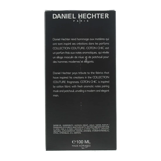 Daniel Hechter Coton Chic Eau De Toilette 100ml