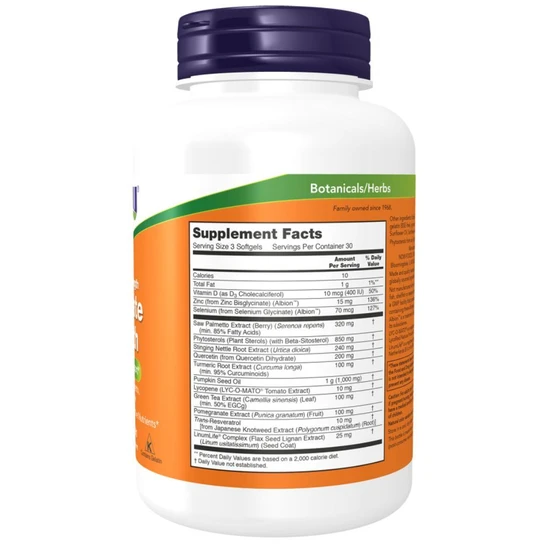 NOW Foods Prostate Health Clinical Strength 180 Soft Gels