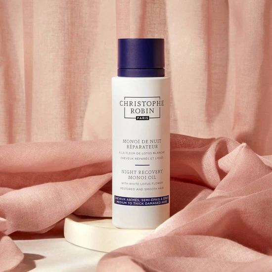 Christophe Robin Night Recovery Monoi Oil With White Lotus Flower 150ml