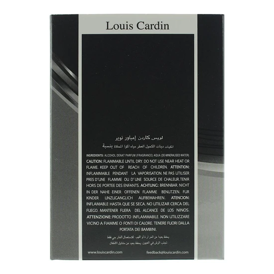 Louis Cardin Empower Noir Eau De Parfum 100ml