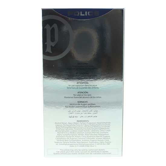 Police Cosmopolitan Man Eau De Toilette 100ml