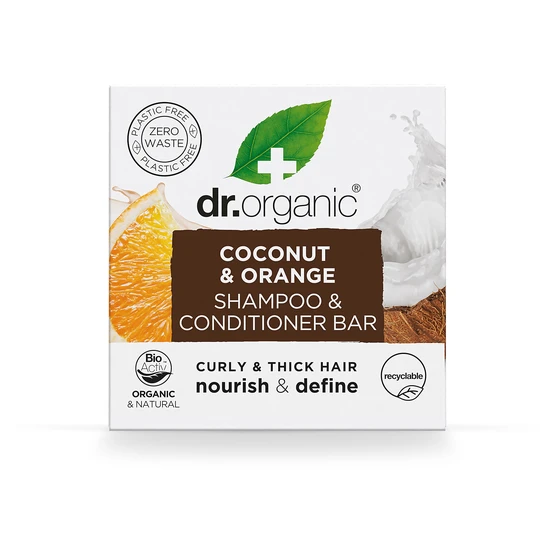 Dr. Organic Coconut Orange Shampoo & Conditioner Bar 75g