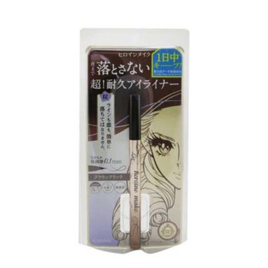 ISEHAN KISSME Heroine Make Prime Liquid Eyeliner Rich Keep 02 Black Brown