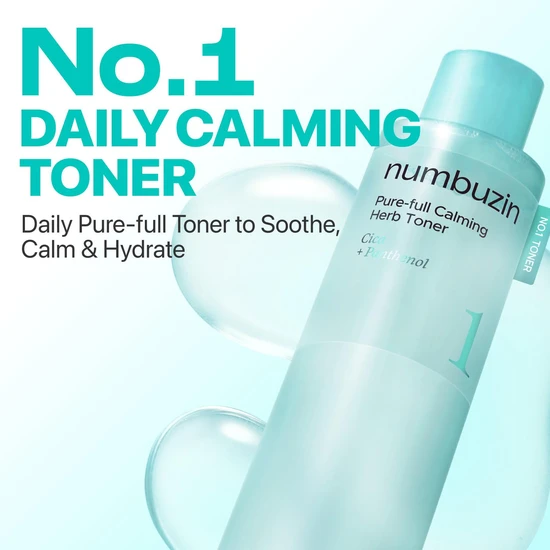 Numbuzin No.1 Pure-Full Calming Herb Toner 300ml