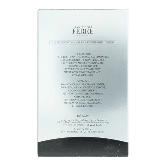 Gianfranco Ferre Ferre Black Eau De Toilette 100ml