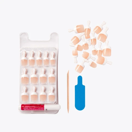 Kiss Salon Acrylic French Nails Power Play