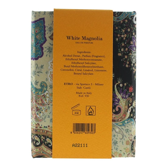 Etro White Magnolia Eau De Parfum 100ml