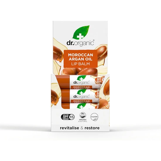 Dr. Organic Bioactive Skin Care Organic Moroccan Argan Oil Lip Balm 5.7ml