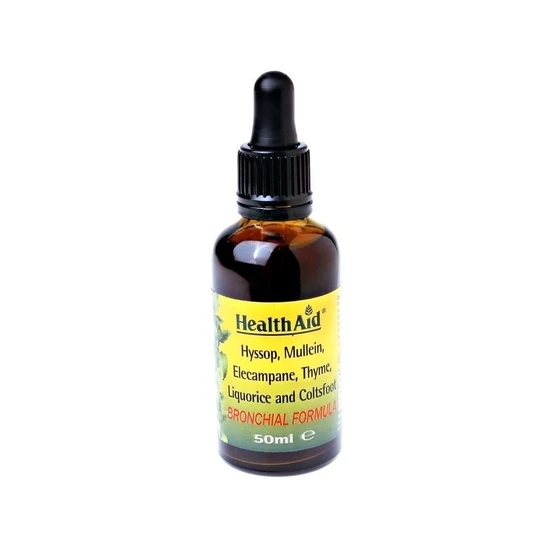 Health Aid Bronchial Formula Hyssop, Liquorice, Coltsfoot Liquid 50ml