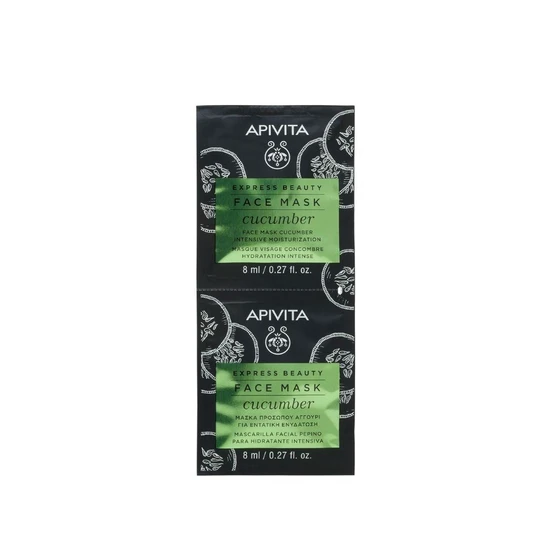 APIVITA Intensive Moisturization Face Mask Cucumber 2x8ml
