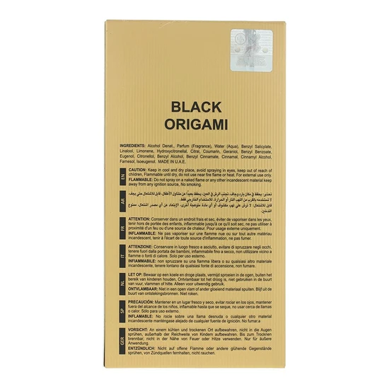 Maison Alhambra Black Origami Eau De Parfum 100ml