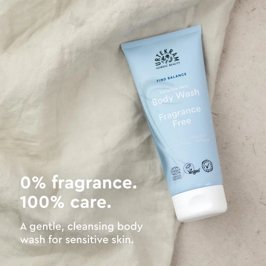 Urtekram Fragrance Free Sensitive Skin Body Wash 200ml