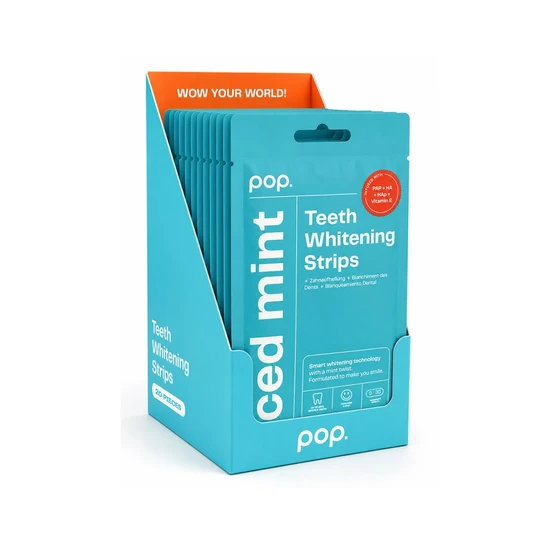 POP Whitening POP Teeth Whitening Strips Iced Mint
