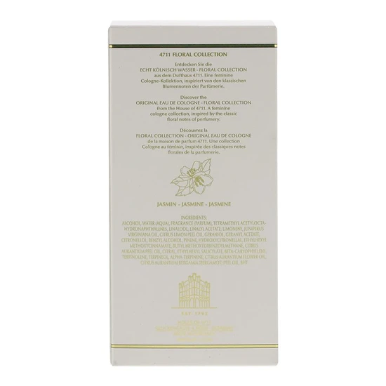 4711 Original Floral Collection Jasmine Eau De Cologne 100ml