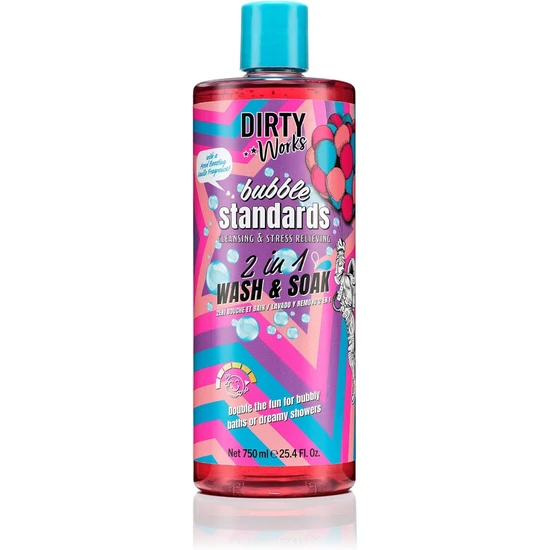 Dirty Works Bubble Standards 2 In 1 Wash & Soak 750ml