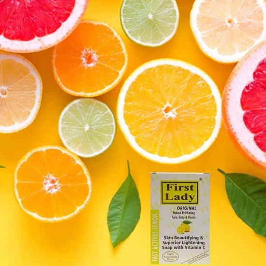 First Lady Fast Actives Lemon Skin Beautifying Soap 200g