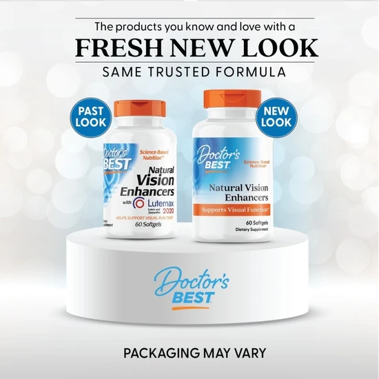 Doctor's Best Natural Vision Enhancers Softgels 60 Softgels