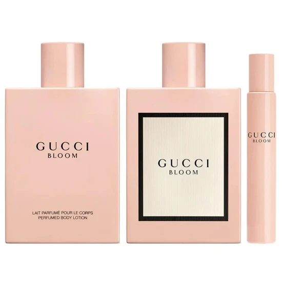 Gucci Bloom Gift Set 100ml EDP-S + 10ml EDP-S + 100ml Body Lotion