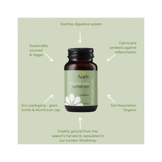 Fushi Organic Slippery Elm 60 Capsules