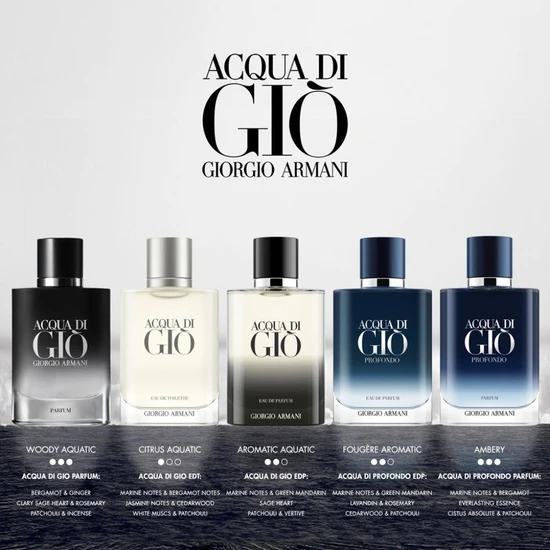 Giorgio Armani Acqua Di Gio Profondo Eau De Parfum 50ml