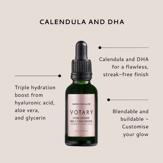 Votary Hyaluronic Self-Tan Drops 30ml