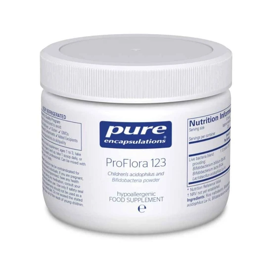 Pure Encapsulations ProFlora 123 dairy-free 60g