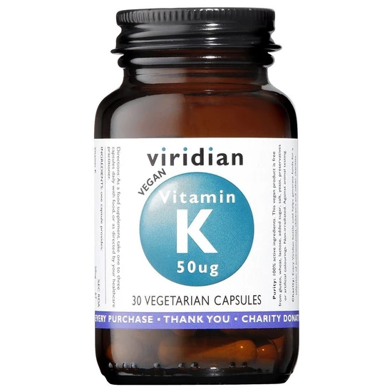 Viridian Vitamin K 50ug Veg Capsules 30 Capsules