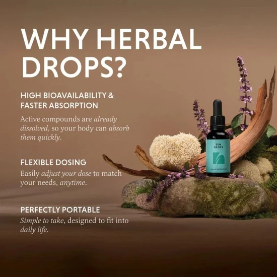 The Herbtender Organic Zen Drops 30ml