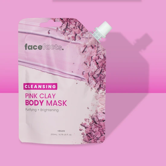 Face Facts Cleansing Pink Clay Body Mask 200ml