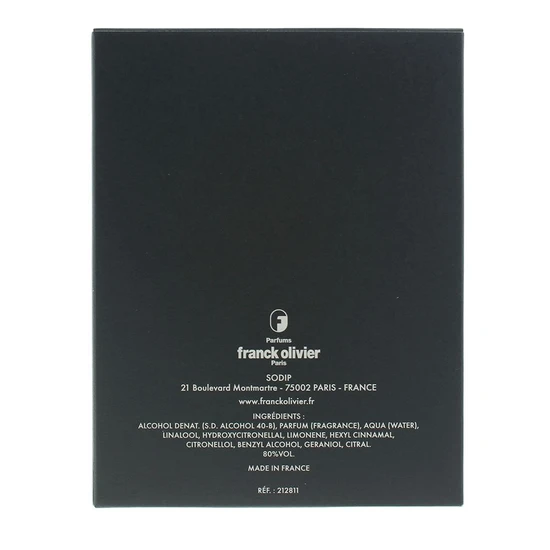 Franck Olivier Black Touch Eau De Toilette 100ml