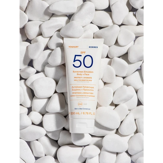 Korres Yogurt Sunscreen Emulsion Body + Face SPF 50 200ml