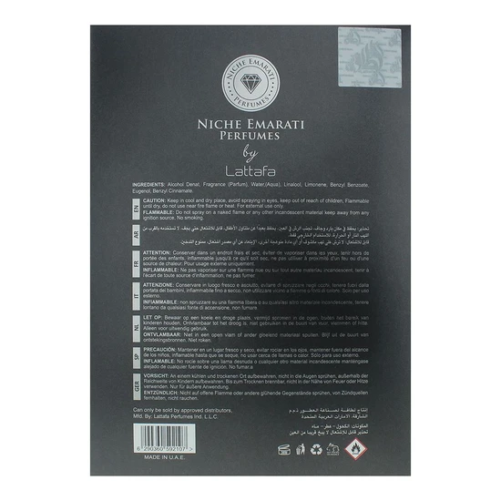 Lattafa Niche Emarati Khalid Eau De Parfum 80ml