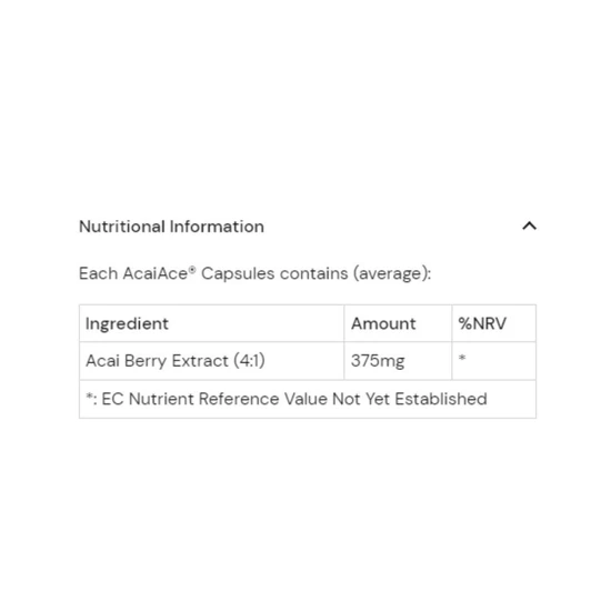 Health Aid AcaiAce Capsules 30 Capsules