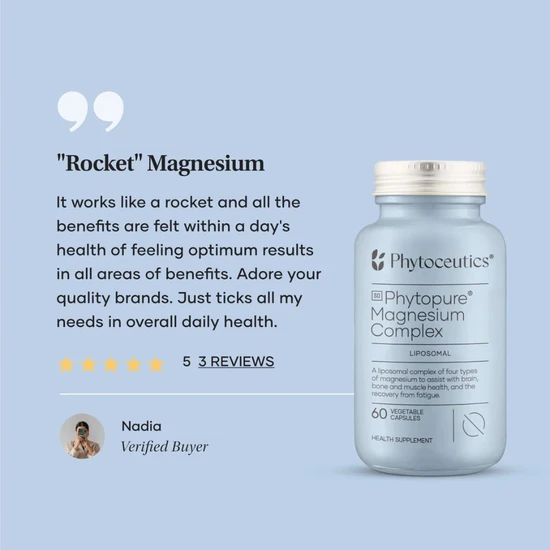 Phytoceutics Phytopure Magnesium Complex Capsules 60 Capsules